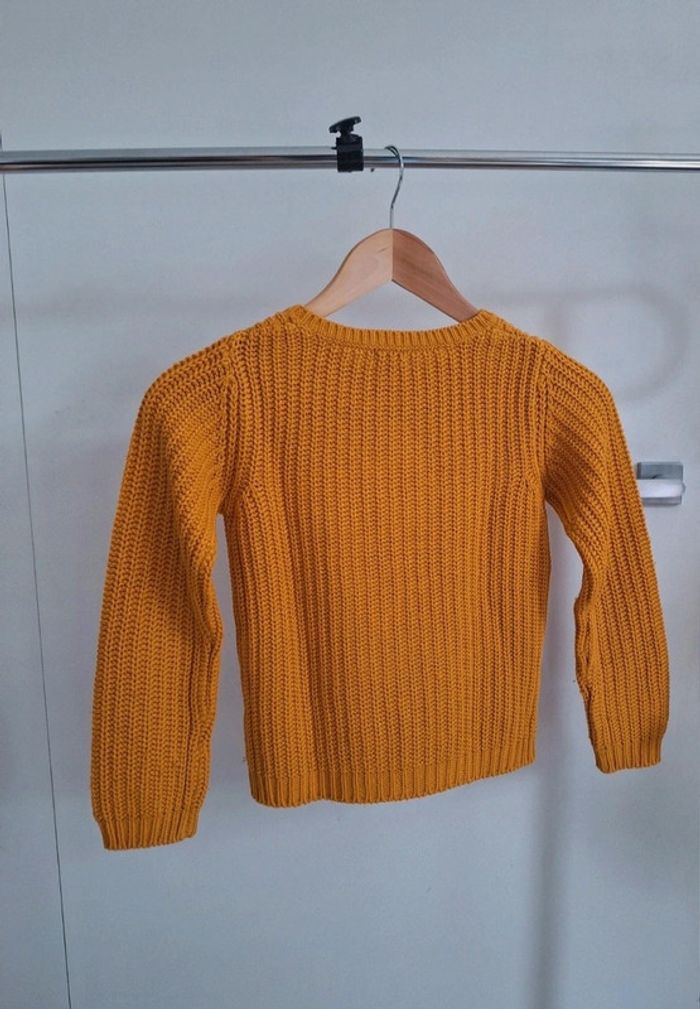 Pull kiabi jaune moutarde enfant fille 8 ans - photo numéro 2