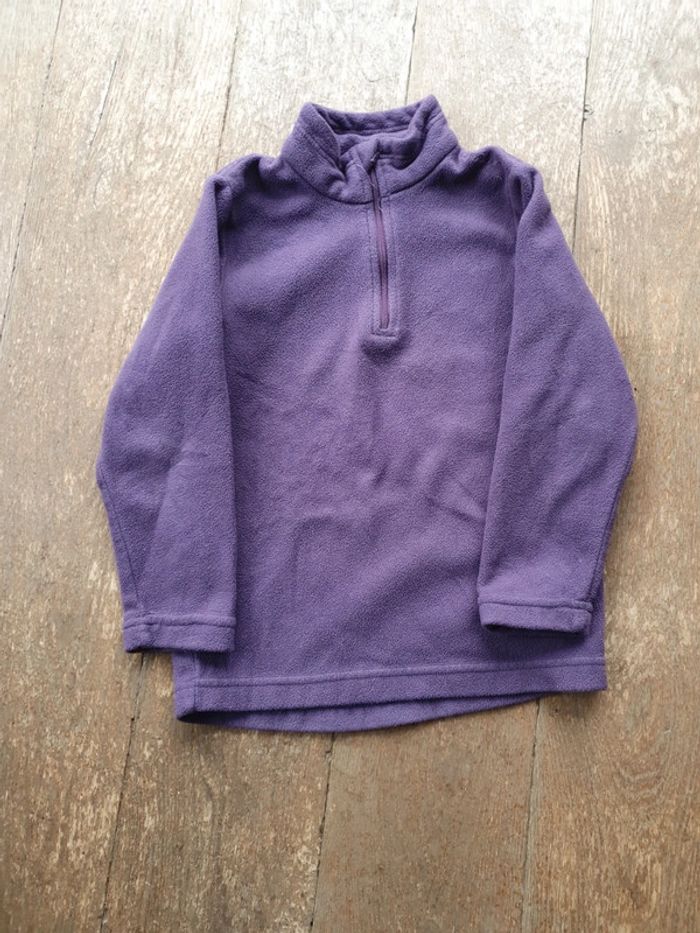Pull Polaire quechua violette - photo numéro 2