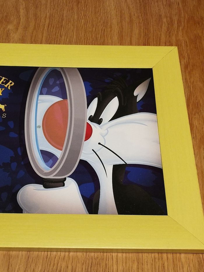 Grand cadre en bois Looney Tunes - photo numéro 4