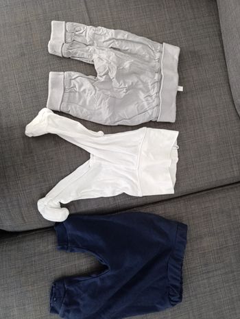 Lot pantalon 0-1 mois 