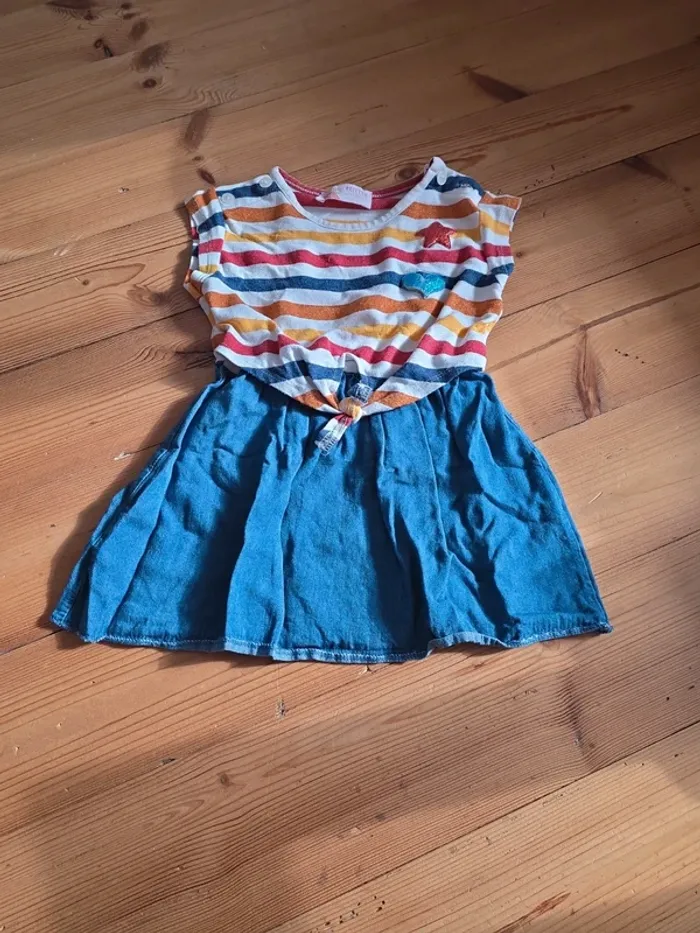 Lot de 3 robes manche courte 12 mois. - photo numéro 6