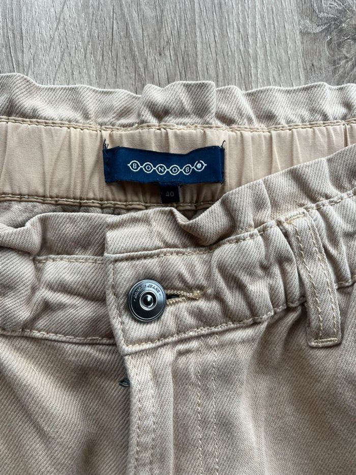 Pantalon beige ample - photo numéro 3
