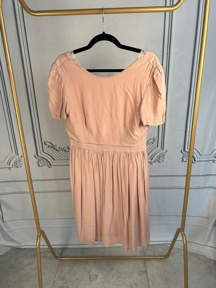 Robe dos nu rose Art love 38 neuve