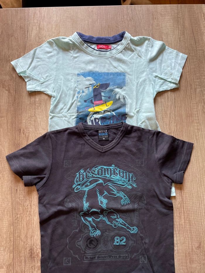 2 tshirts 10 ans