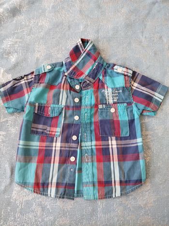 Chemise garçon manche courte