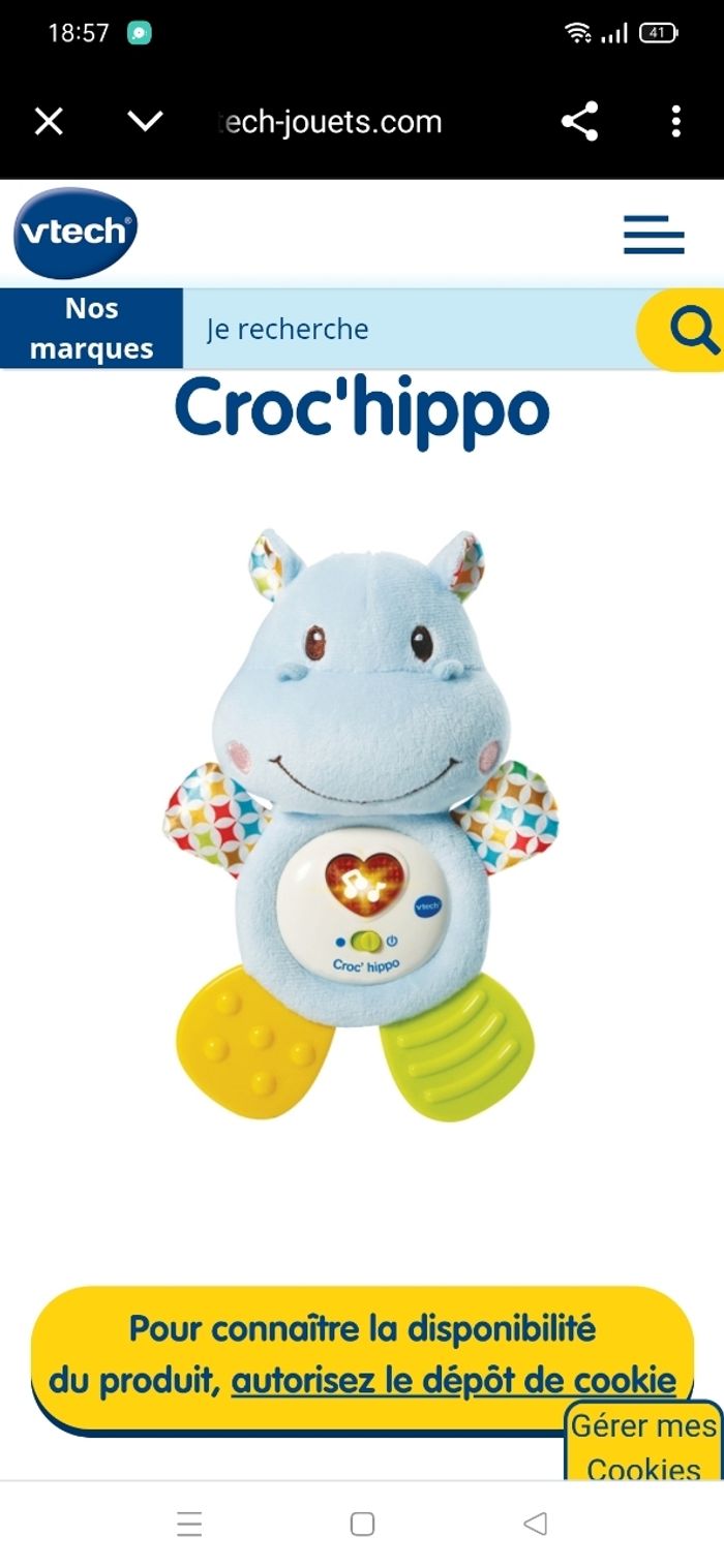 Jeux d'éveil musical Croc Hypo VTech - photo numéro 5