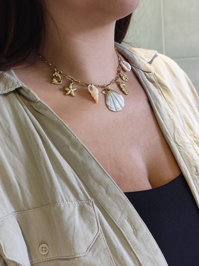 Collier coquillage hypocanpe ✅