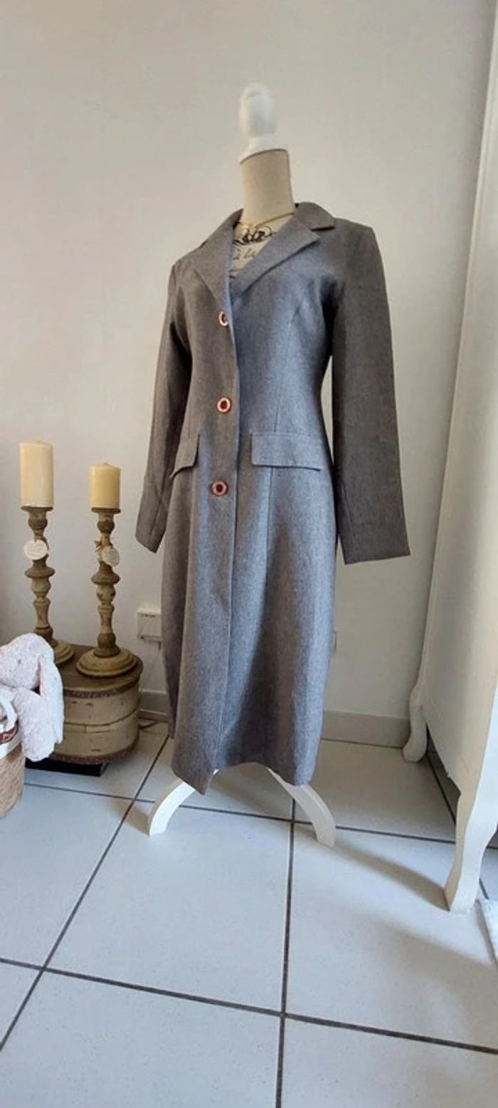 Veste longue vintage Jus de Pom taille M - photo numéro 9