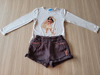 Ensemble short + maillot longues manches orchestra 4 ans