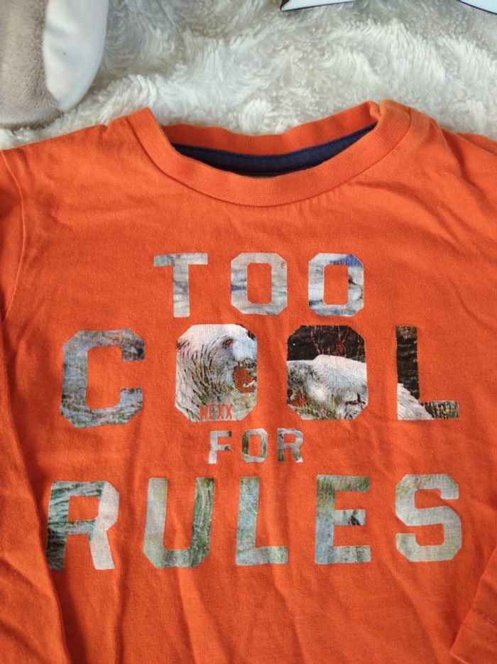 Tee shirt chemise manches longues Garçon 12/18 mois Too cool for rules Mexx 100% coton - photo numéro 5