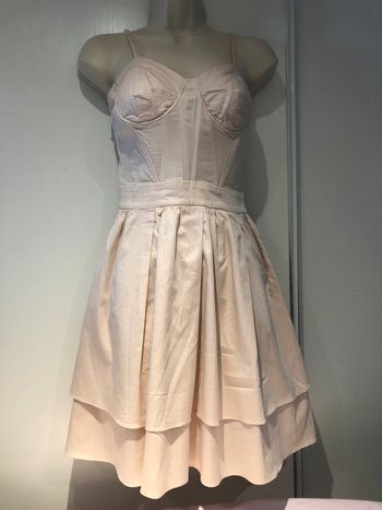 Robe rose poudré Naf-Naf taille 34 style vintage