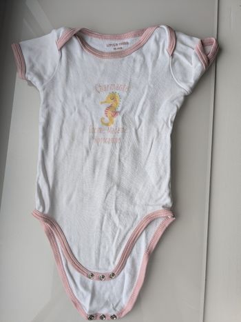 🐚 Body bébé fille – LITTLE OCEAN – Taille 24 mois
