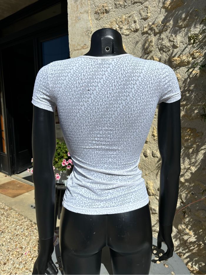 Haut Dolce & Gabbana logo all-over – Taille XS - photo numéro 8