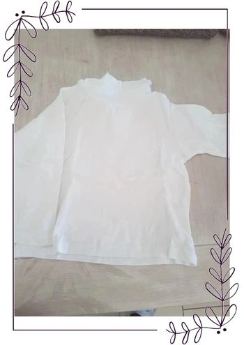 Tee shirt manches longues col roulé