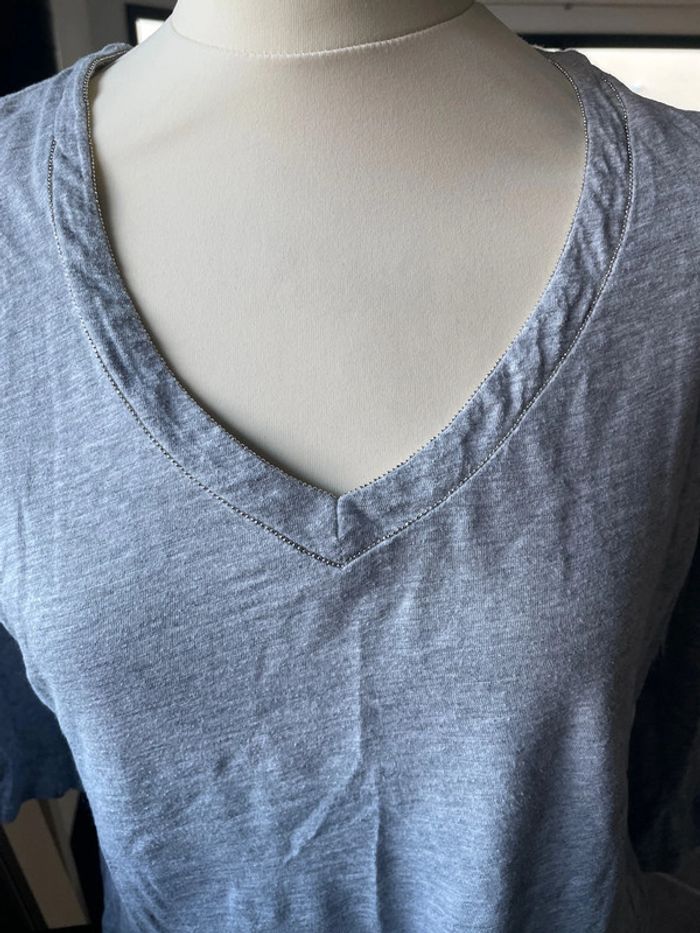 TEE Shirt gris sud express taille M - photo numéro 2