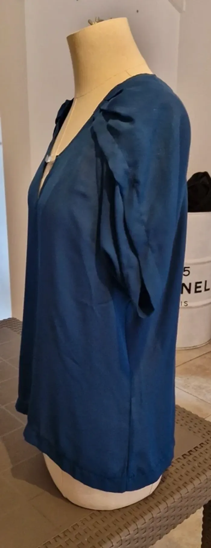 T-shirt Relish bleu - photo numéro 4