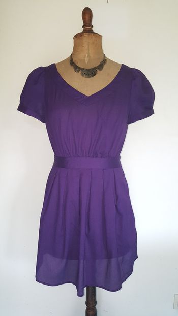Robe violette 36-38