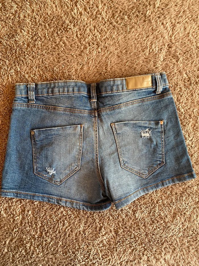 Short en jean clouté - photo numéro 4