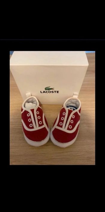 Chaussures Lacoste bébé mixte taille 17