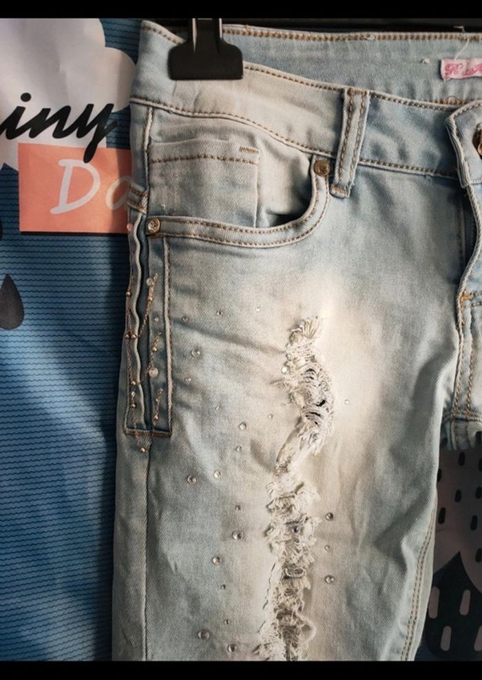 Pantacourts jeans femme - photo numéro 2