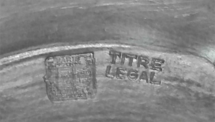 Chandelier étain 3 branches - photo numéro 4