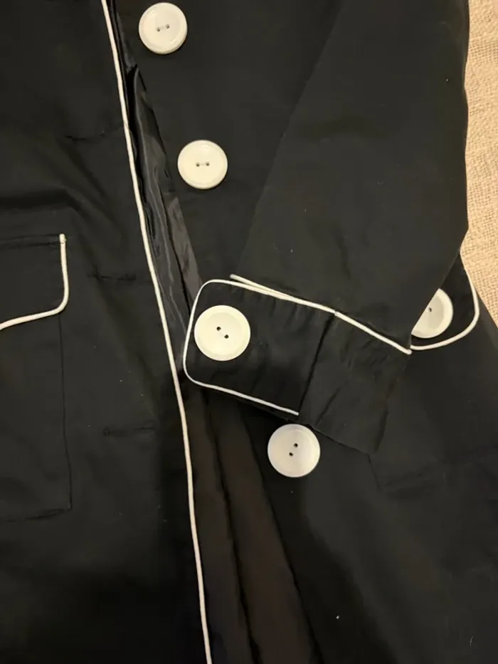 Manteau noir Morgane – Taille 1 (36/38) - photo numéro 3