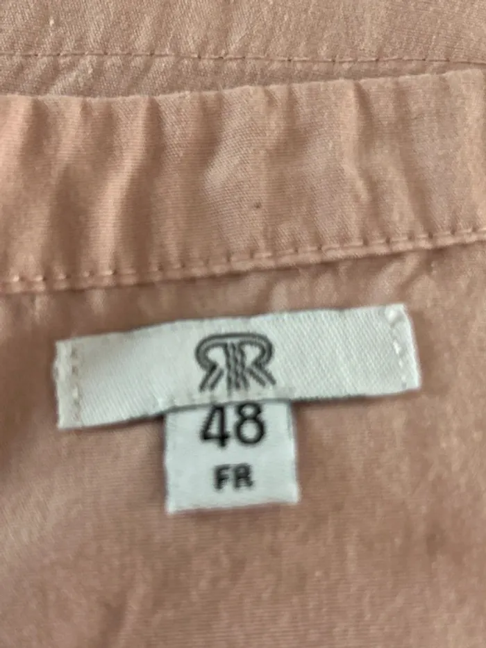 Chemise de nuit ample rose imprimée coeurs 48 la redoute 48 - photo numéro 4
