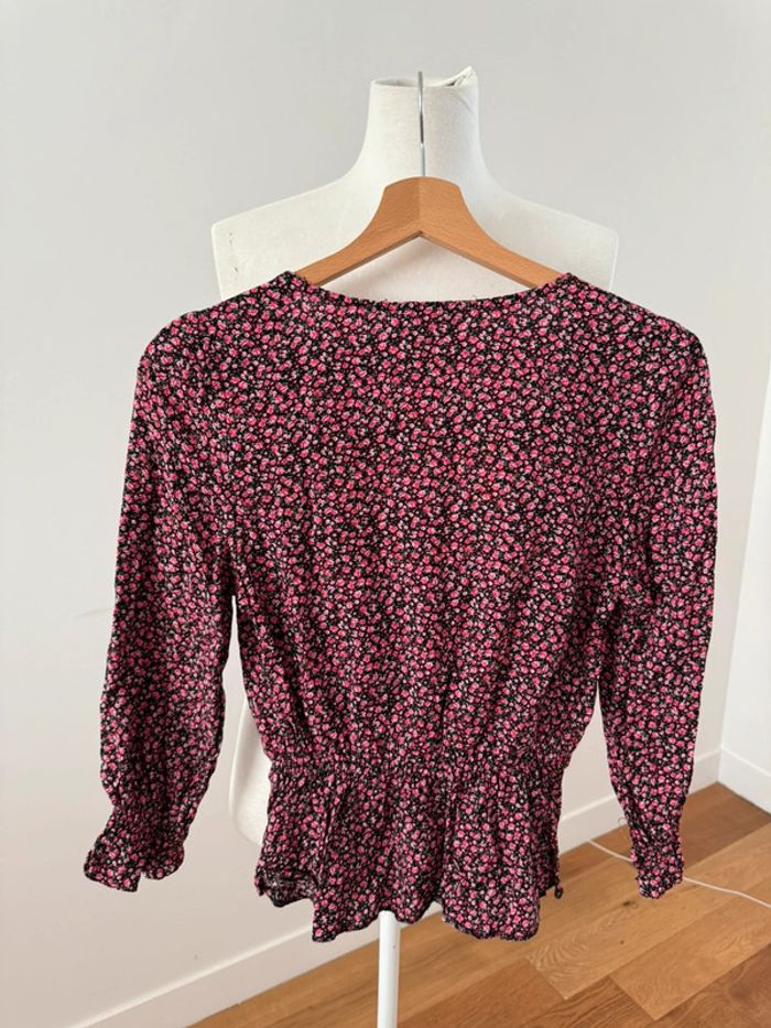 Jolie blouse fleurie 36/S - photo numéro 3