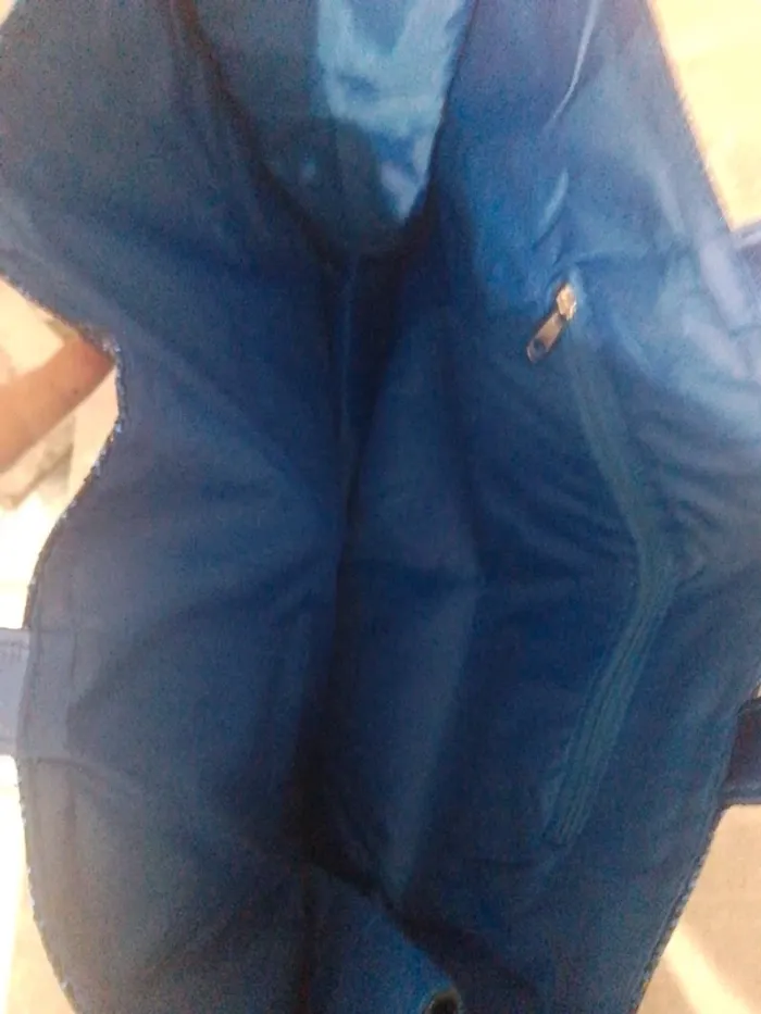 Joli sac bleu à paillettes - photo numéro 4
