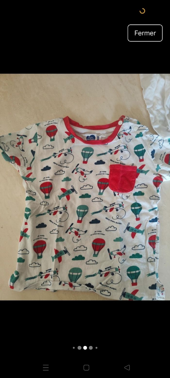 Lot de t-shirts manches longues et manches courtes 36 mois - photo numéro 4