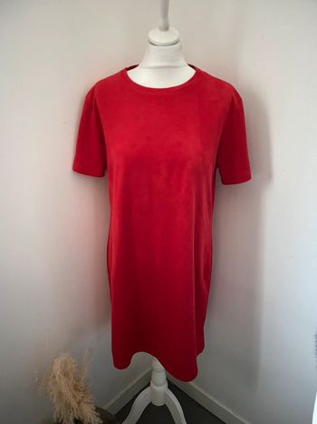 Robe robe en velours doux Zara L