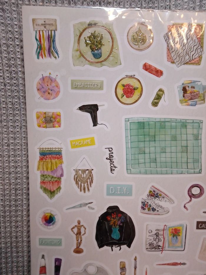 Autocollants Stickers reliefs x2 scrapbooking - photo numéro 3