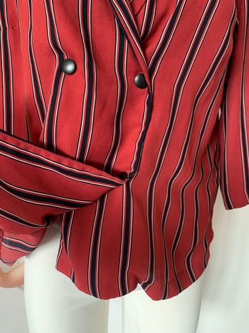 Chemise rayé manche 3/4