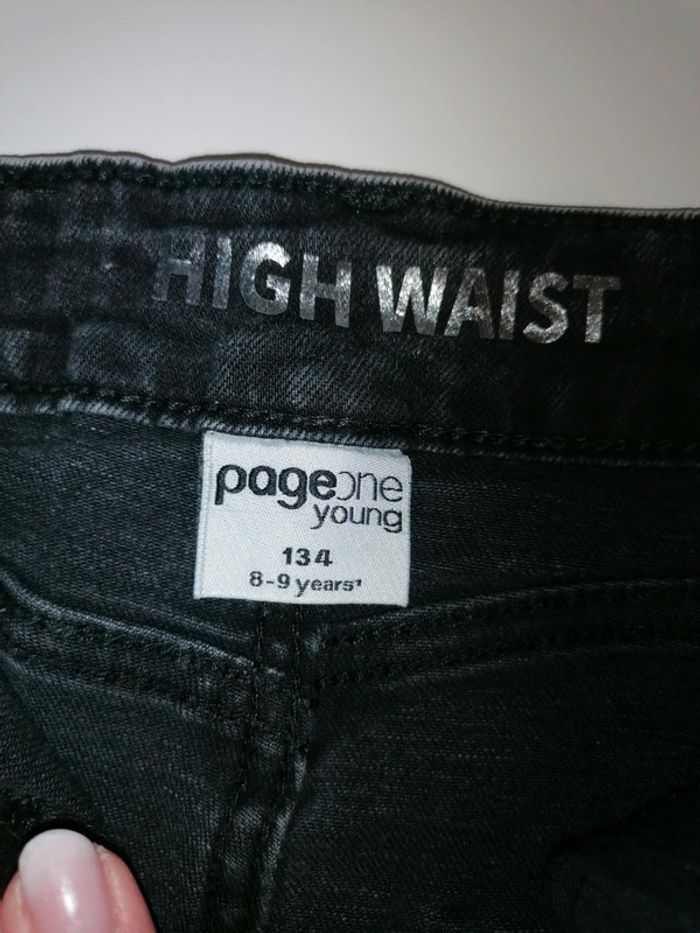 Jeans high waist 8.9ans 134cm - photo numéro 4