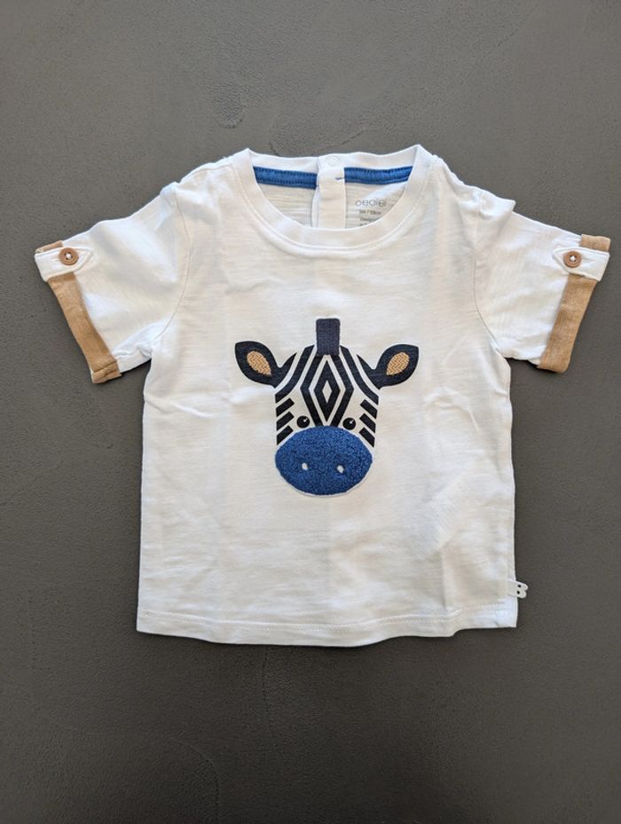 Lot de 3 t-shirt Okaïdi - Taille : 3 mois - photo numéro 5