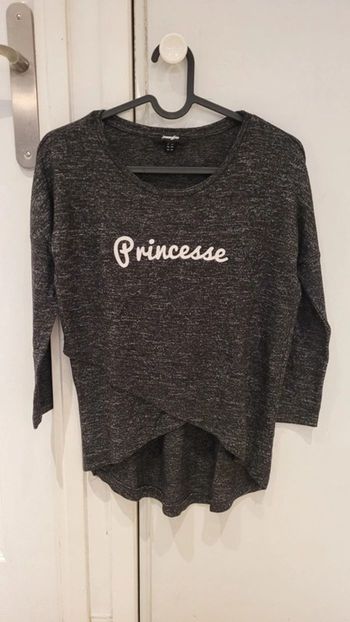 Pull fin Princesse manches 3/4 long derrière