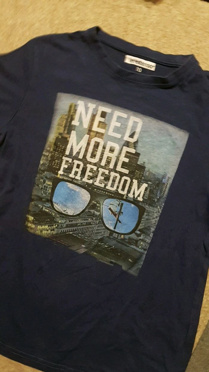 Lot de 2 tee shirts in extenso garcon 10ans - photo numéro 2