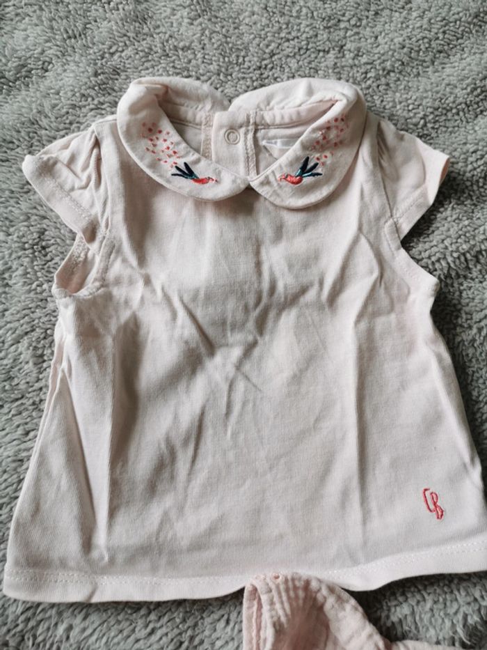Lot 2 t-shirts manches courtes Sergent Major 3 mois - photo numéro 2