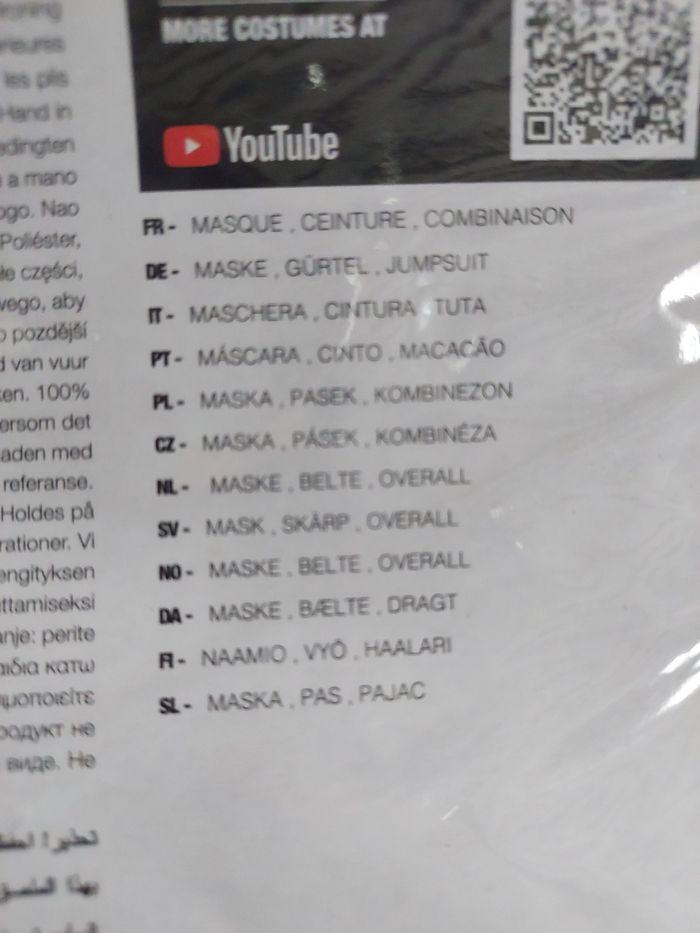 Déguisement - photo numéro 3