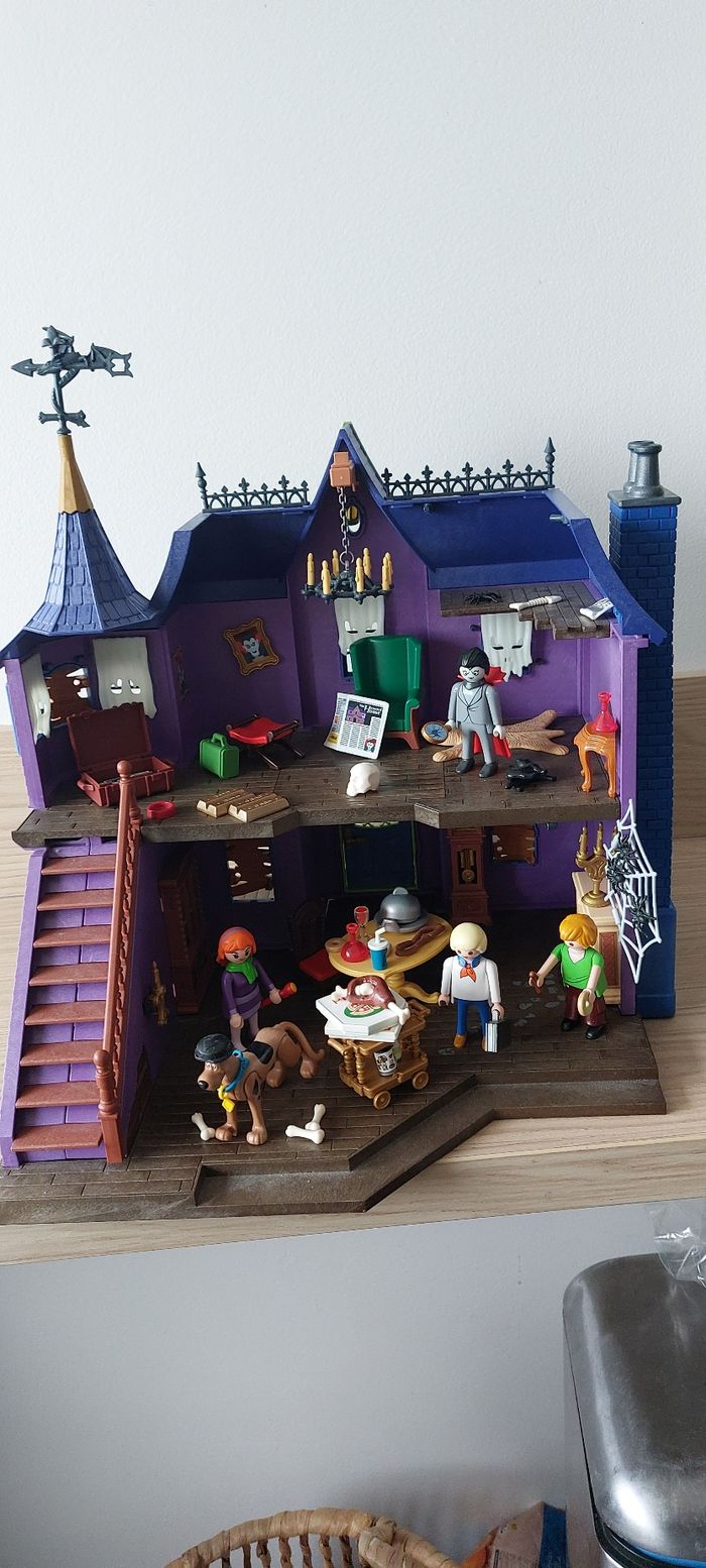 Le manoir hanté scooby doo playmobil - photo numéro 2