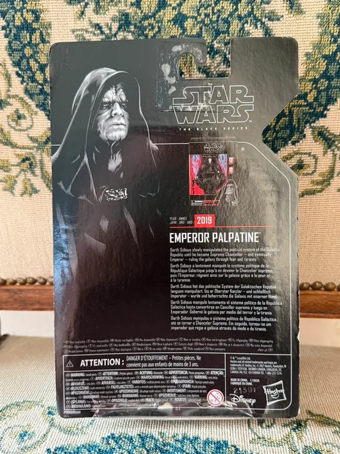NEUF Figurine Star Wars Black Séries 15cm Empereur Palpatine Côté Obscur Skywalker - photo numéro 5