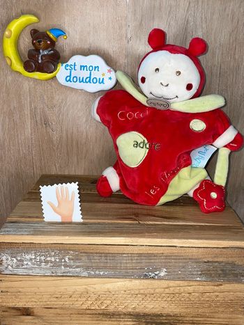 NAT230 doudou coccinelle 🐞 cocci babynat