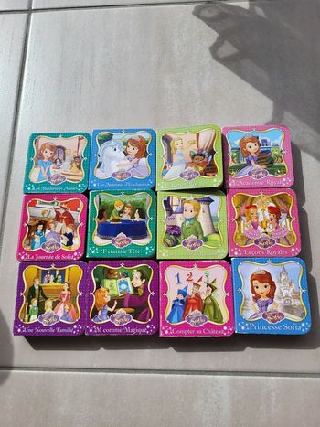 12 petits livres princesse Sofia