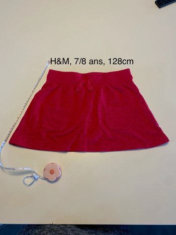 Jupe rose à pois H&M 8 ans
