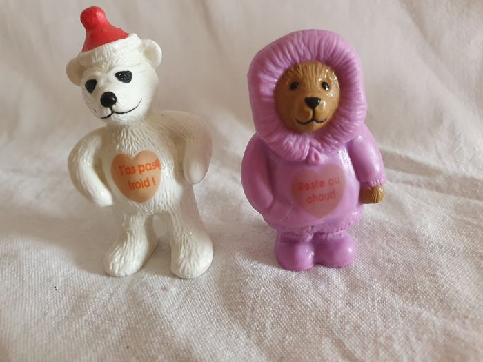 8 Lot de 4 figurines ours message Weetos Weetabix 1997 vintage - photo numéro 5