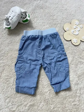 Pantalon bleu 3 mois