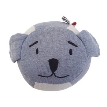 Balle hochet souple en coton bio Koala - couleur Tradewinds - dès la naissance - Summerville Organic neuf 