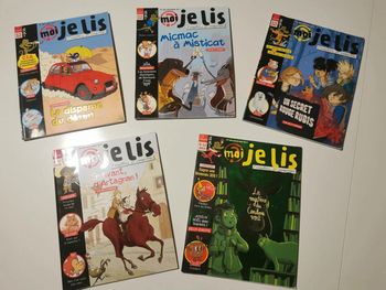 Lot 5 livres "moi je lis, j'enquête, je comprends"