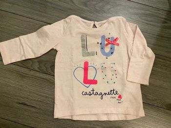 Teeshirt manches longues - 12 mois