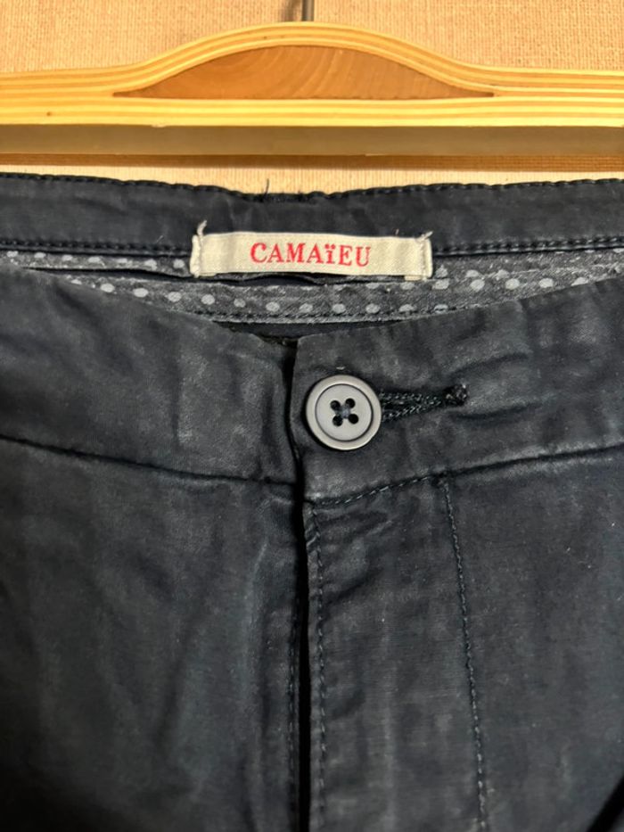 Chino bleu marine Camaïeu taille 42 - photo numéro 2